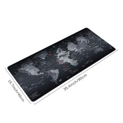 China Customized world map mouse pad gaming non-slip protection environmentally friendly production for sale