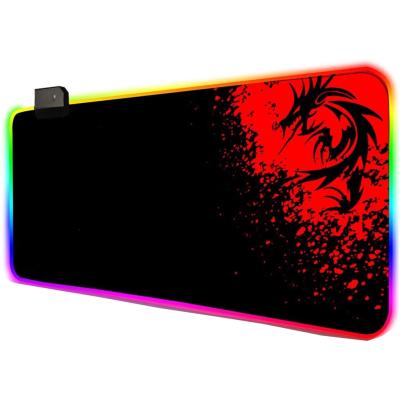 China Eco-Friendly Custom Printing Heat Transfer Soft Non-Slip Gaming Mouse Pad USB Led Lighting Mouse Pad For Computer Game for sale