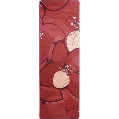 China Eco Friendly Wholesale Environmental Protection Natural Rubber Suede Yoga Mat for sale