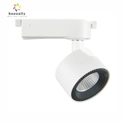 China Competitive retail store led track light gu10 system and led track light barn door for sale