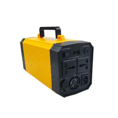 China DC Type C 220v Lithium Battery Supply Power Bank Solar Generator 500w 12V Portable Power Station for sale