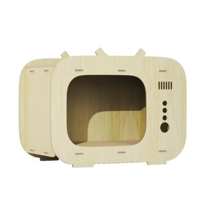 China Snap Button Closure Custom Modern Indoor Cat Dog Furniture House for Cat Bed Function for sale