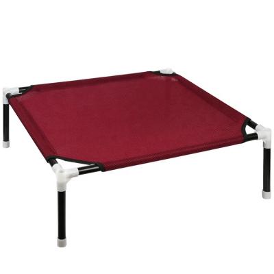 China Washable Square Pet Beds with Metal Frame and Heavy Denier 3D Mesh Various Colors for sale