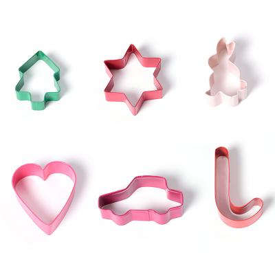 China Sustainable Kitchen Tools Customize Different Multi-size Cookie Cutter Shapes Cookie Cutter Set Cake Fruit Cookie Mold for sale