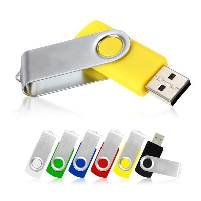 China Cheap Popular Metal Usb 2.0 Swivel 3.0 Usb Flash Drive 8gb 16gb 32gb Pendrive For Coopration Gift for sale