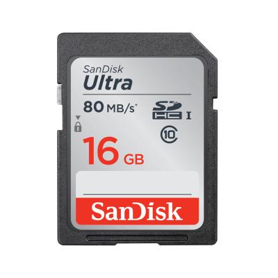 China SanDisk Original Ultra Original 8gb 16gb 32gb 64gb 128gb 256gb Class10 Memory Card Support Phone/MP4 Camera/Microphone/Speaker/Camera Mobile C10 R80mb/s Ush-1 for sale