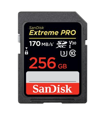 China SanDisk Memory Card Extreme 128gb V30 U3 Class10 170m/s High Speed ​​SD Card For Phone/MP4 Camera/Microphone/Speaker/Mobile Pro 256gb 32gb 64gb SD Card For Camera for sale