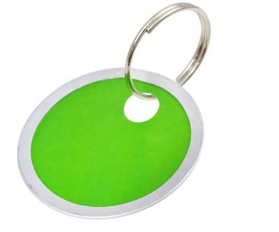 China Promotion Gift Paper Key Tag ID Tag Name Tags Key Holder Key ID With Split Ring Keychain Colored Assort for sale