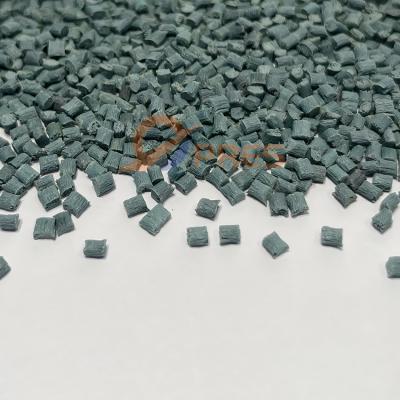 China GF40 Plastic Glass Raw Material PPS Pellet Hoogtemperatuurweerstand Marine Blue Te koop