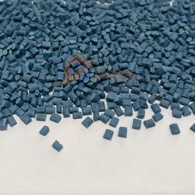 China 60% Glass Fiber 15% PTFE Polyphenylene Sulfide Resin PPS Blue Plastic Pellets for sale