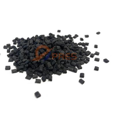 China 20% Carbon Fiber Heat Moldable Plastic Beads PPS Colored Plastic Pellets for sale