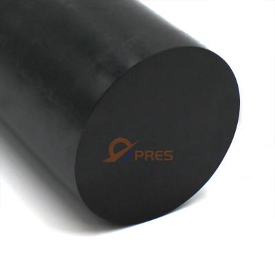 China Semi Crystalliine Conductive Carbon Fiber PEEK Rod Material 450g Black for sale