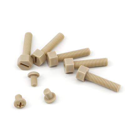 China PEEK MOLD manufacturer for injection Wear resistance Peek screws for sale