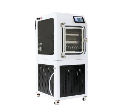 China Silicone Oil Lab Freeze Dryer Used For Drying 0.2m2 Electric Heating Gland for sale