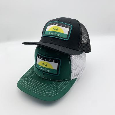 China 6-Panel Hat Wholesale Custom plaid baseball hat plain black mesh trucker cap 6 panel Richardson 112 custom trucker hat embroidery for sale