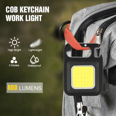 China 45Â ° 500mAh Multi-Function Head Chained Outdoor COB Work Light Lamp 500mAh Degree Adjustable Holder Type-C Night Lights Emergency Light With Bottle Opener for sale