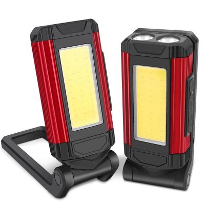 China NEW Multifunctional Power Bank Magnet Fold Led Work Light COB Rechargeable Work Lights For Power Bank for sale