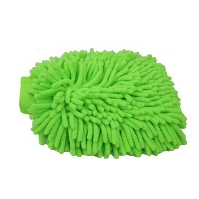 China Premium High Quality Eco-friendly Glove Eco-Friendly Stocking Scratch Free Microfiber Fabric Chenille Car Wash Glove for sale