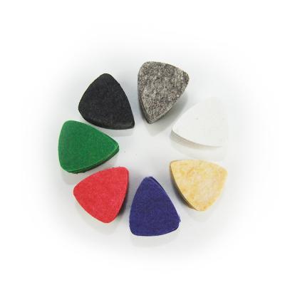 China Various Soft And Comfortable Colors Felt Ukulele Picks Felt Guitar Pick For Ukulele for sale