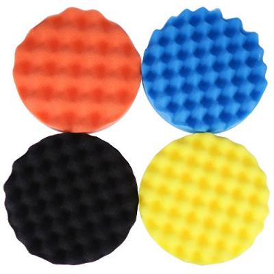 China Car Body Polishing Pad Auto Car Wheel Buffer Car Polishing Kit Polishing Wave Foam Polish Pads for sale