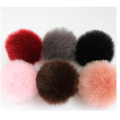 China Small Size 5cm 8cm 10cm Faux Fur Ball Hot Sale Soft Hand Feeling Good Prices Colorful Fur Pom Poms for sale