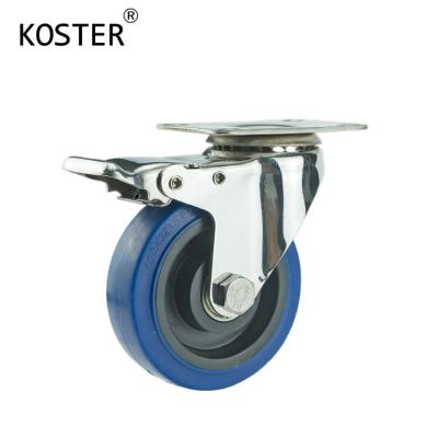 China Diameter 75mm/100mm/125mm KSTHD1500 Industrial PU Polyurethane Caster for Tool Cabinet for sale