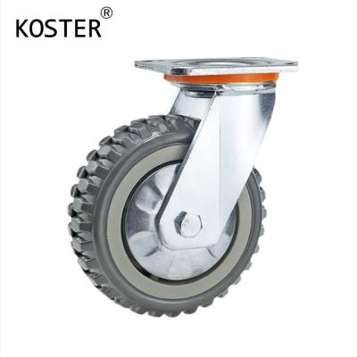 China 100mm/125mm/150mm/200mm Diameter Heavy Duty Rotating Wheel Caster for Rotating Products for sale