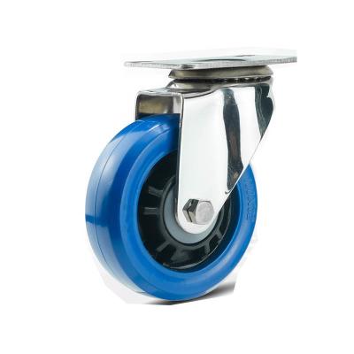 China Adjustable Rubber Furniture Casters with 12*8.2mm Hole Distance and 32mm Thickness for sale