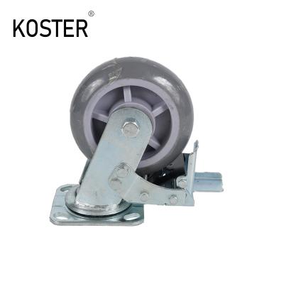 China TPR Polyamide Plastic Caster Ruedas industriales de trabajo pesado Caster industrial de 10 toneladas en venta