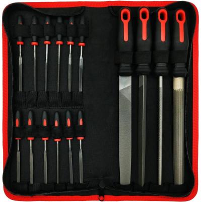 China Cutting Tooth File T12 High Carbon Steel Hand Rasp File Set 16PCS/17PCS/18PCS for sale