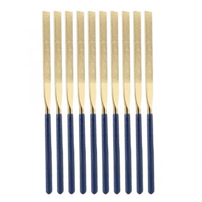 China Section Shape Round Needle Files for Metal Jeweler Wood Carving Craft 10 Piece Set for sale