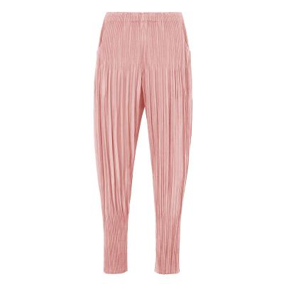 China Anti-wrinkle newcomer pleated casual plus size womens pants than high waisted pants 2022 new harem pants for sale