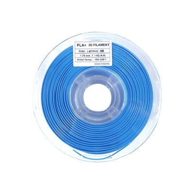 China OEM 1.75mm PLA Filament 3D Printing Filament 1 Kg 1Spool Roll For 3D Printer PLA+ for sale