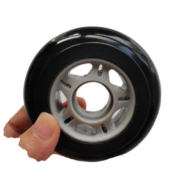 China Wear Resistant Outdoor Inline Skate Wheels For 76mm Durometer 85a Skateboards for sale