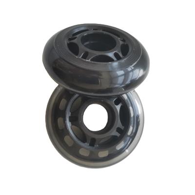 China 80mm Inline Skate Wheels 85A Gripper Asphalt Outdoor Inline Roller Hockey Replacement Wheels 80mm*24mm for sale