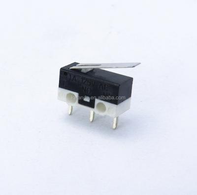 China Home Appliance 1A 125VAC 3 Pin Electronic Micro Switch With CE VDE Certificate for sale