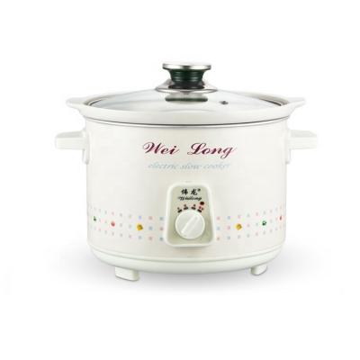 China Sustainable Ceramic Electric Stew Soup Slow Cooker for Hotel Supplies for sale