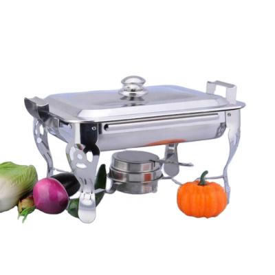 China Eco-Friendly Suppliers High Quality Stainless Steel Buffet Container Food Warmer Chafing Dish for sale