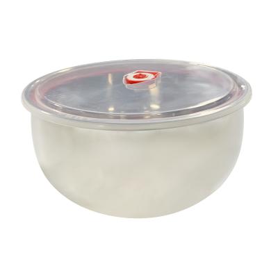 China Sustainable Cool 3 Bowl Set Set Airtight Small Bowl 201 Stainless Steel Food Storage Containers for sale