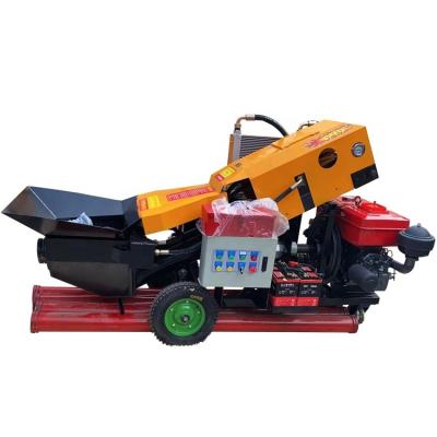 China Construction worksÂ   Factory sales electric mobile concrete pump diesel lightweight concrete pump for sale