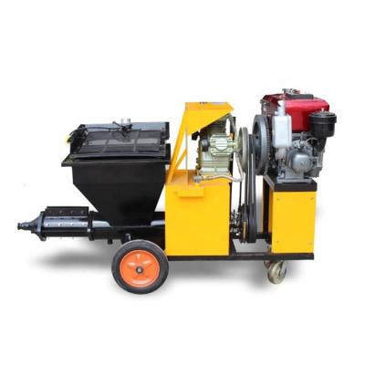 China Diesel Construction Cement Mortar Spraying Mortar Spraying Plastering Machine Cement Spray Machine Plaster Machine for sale