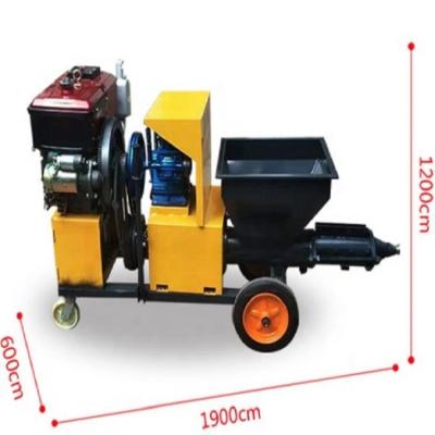 China Construction cement mortar sand automatic mortar pump spray spray machine/wall cement plaster machine for construction for sale