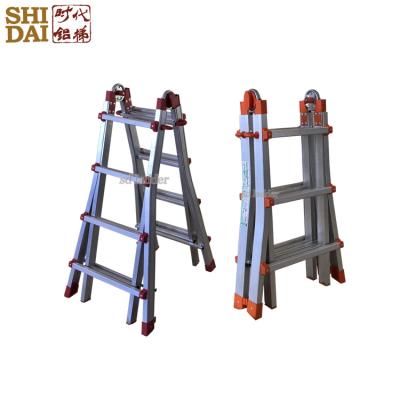 China Multifunctional household aluminum telescopic ladder 6 step ladders folding ladders for sale for sale