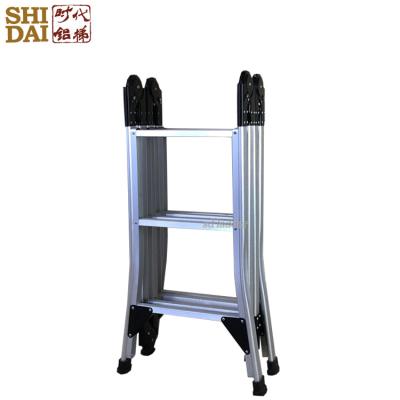 China Folding ladders 2020 new design products trending universal aluminum ladders safety extension ladder for sale