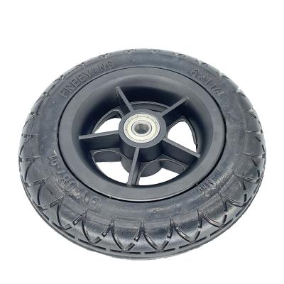 China Rubber Tire 6x1 1/4 Solid With Hub 6 Inch Solid Non-pneumatic Tire Suitable Tires For Electric Vehicles for sale