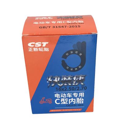 China Upgraded Rubber CST Thicken Camera Tires16x2.50/2.70 16 Inch Durable Inner Tube For Electric Scooter for sale