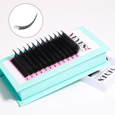 China Private Label Cashmere Eyelash Tray Eyelash Tips Natural High Quality Single Flat Ellipse Extensions Long Matte Flat Lash Lashes for sale