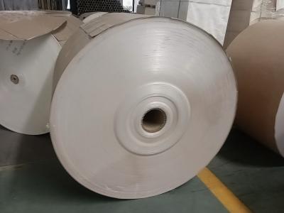 China White/Brown Wood Pulp PE Coated Kraft Paper Single/Double Side Heat Resistant up to 120.C for sale