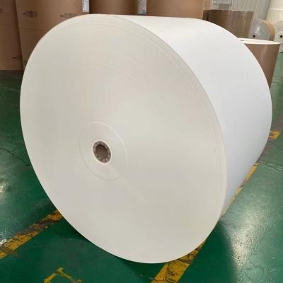 China Rolle weißer Schalen-Vorrat-Papier-Steifheit 1,8 PET gestrichenen Papiers des Holzschliff-230gsm zu verkaufen