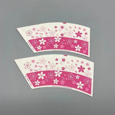 China 3oz Single PE Paper Cup Fan 160gsm Paper Tea Cup Raw Material for sale